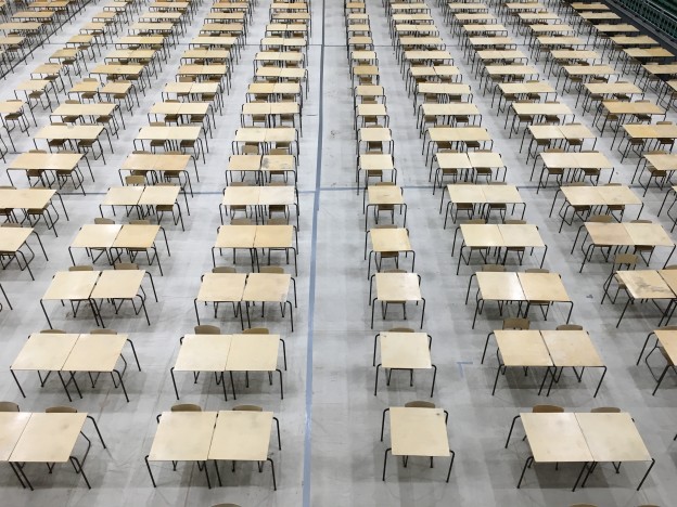 prepare your child for naplan. exam desks.